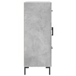vidaXL Buffet gris béton 69 5x34x90 cm bois d'ingénierie