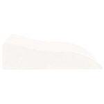 vidaXL Coussin pour jambes Blanc 68 x 40 x 18 cm