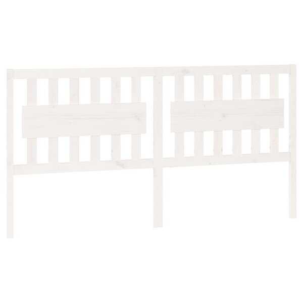 vidaXL Tête de lit Blanc 185 5x4x100 cm Bois massif de pin