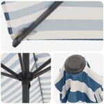 vidaXL Parasol de jardin 300 x 300 cm Polyester Rectangulaire