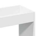 vidaXL Buffet haut blanc 92x33x180 cm bois d'ingénierie