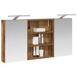 vidaXL Ensemble de Meubles de Salle de Bain 3 Pièces 100 x 10 5 x 50 cm