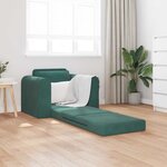 vidaXL Canapé-Lit Vert foncé 98 x 71 x 83 cm Velours