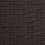 vidaXL Chaises pliables de jardin lot de 2 PEHD et acier