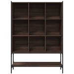 vidaXL Bibliothèque chêne marron 102x30x141 5 cm bois d'ingénierie