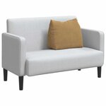 vidaXL Coussin de Dos Marron 60 x 20 x 50 cm Tissu en velours côtelé