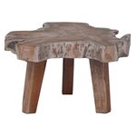 vidaXL Table de chevet Marron 40 x 40 x 25 cm Bois Recyclé Solide
