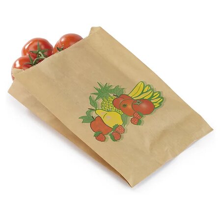 Sachet kraft primeur avec soufflets 14x28x9 cm (lot de 1000)