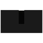 vidaXL Armoire de salle de bain noir 60x33x61 cm Bois d'ingénierie