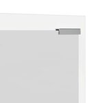 vidaXL Porte-manteau mural Blanc 100 x 10 x 100 cm Bois d'ingénierie