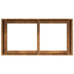 vidaXL Jardinière rouillé 80x40x40 cm acier inoxydable