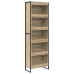 vidaXL Bibliothèque 2 Pièces Sonoma 80 x 30 x 155 cm Bois d'ingénierie