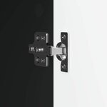 vidaXL Meuble TV Noir 99 x 34 5 x 47 cm Bois d'ingénierie