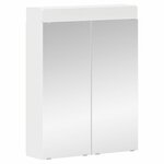 vidaXL Ensemble de mobilier de salle de bain avec tiroir TULUM Blanc