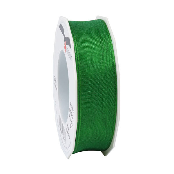 Organza four seasons 25-m-rouleau 25 mm vert laitonné