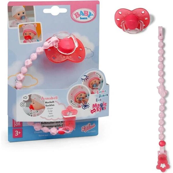 Zapf Creation 838679 - BABY born Sucette magique avec clip