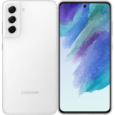 Samsung galaxy s21 fe 5g dual sim - blanc - 128 go - très bon état