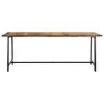 vidaXL Table à manger 200x100x75 cm bois de manguier massif