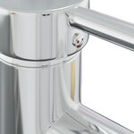 vidaXL Lavabo encastré avec robinet 61x39x18 cm céramique blanc