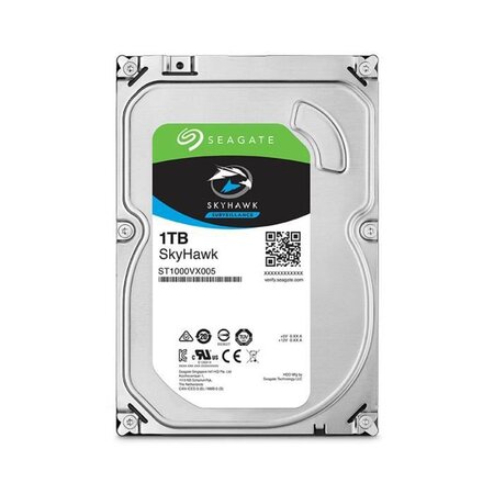 SEAGATE - Disque dur Interne - Surveillance SkyHawk - 1To - 5 900 tr/min - 3.5 (ST1000VX005)