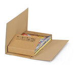 Etui-croix postal carton mediabox qualité super 1 à 4 dvd (lot de 25)