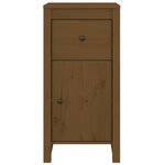 vidaXL Buffet marron miel 40x35x80 cm bois massif de pin