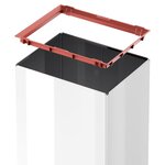 Hailo poubelle big-box swing taille l 35 l blanc 0840-131
