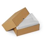 Caisse carton télescopique brune simple cannelure raja 48x31x5/9 cm (lot de 25)
