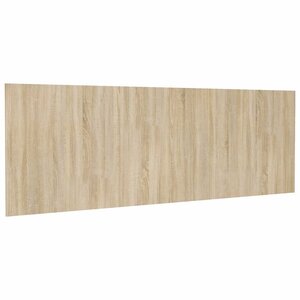 vidaXL Tête de lit murale Chêne sonoma 240x1 5x80 cm Bois d'ingénierie