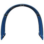 vidaXL Tunnel de lit 2 Pièces Bleu 211 x 67 5 x 2 cm Polyester