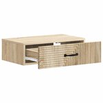 vidaXL Table d'appoint murale 59 x 34 5 x 17 cm Bois d'ingénierie
