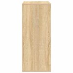 vidaXL Bibliothèque chêne sonoma 60x30x71 5 cm bois d'ingénierie