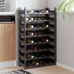 vidaXL Casier à vin pour 48 bouteilles PP empilable