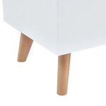 vidaXL Buffet Blanc 160x40x70 cm MDF