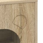 vidaXL Maison pour chat Sonoma 42 5 x 40 x 53 cm Bois d'ingénierie