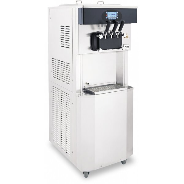 Machine à Glace Italienne 3 Parfums sur Roulettes - 240 glaces/h - Soft 3040BM - Borloni