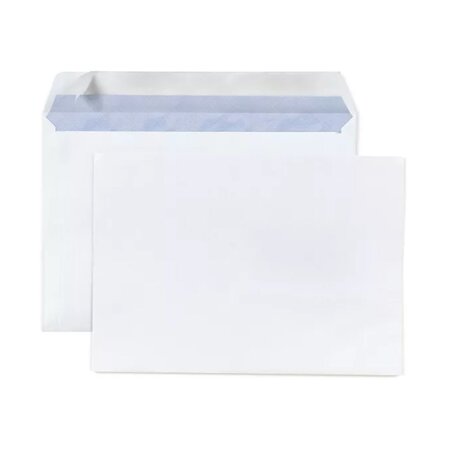 300 enveloppes blanches en papier - 16 2 x 22 9 cm
