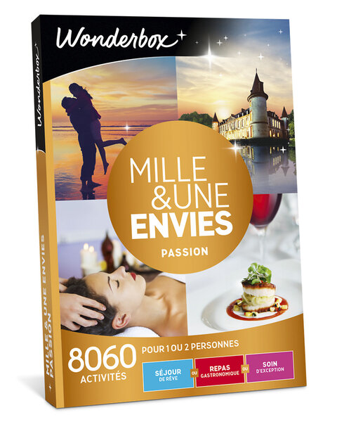 Coffret cadeau - wonderbox - mille & une envies passion