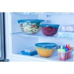 PYREX Bol de préparation + couvercle en plastique 21 cm transparent