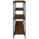 vidaXL Table console chêne marron 160x32x95 cm bois d'ingénierie