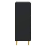 vidaXL Buffet Noir 66 x 34 5 x 95 cm Bois d'ingénierie