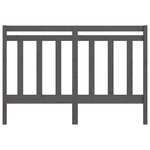 vidaXL Tête de lit Gris 141x4x100 cm Bois massif de pin