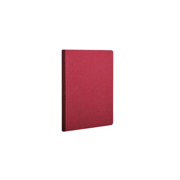 Carnet broché AGE BAG  A5  uni  rouge CLAIREFONTAINE