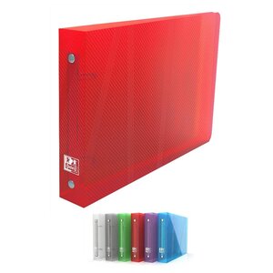 Classeur 2 anneaux Hawaï A5 à l'italienne dos 30 mm couleur aléatoire OXFORD
