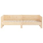 vidaXL Lit coulissant sans matelas bois de pin massif 2x(90x190) cm