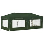 vidaXL Tente de fête pop-up 575 x 288 x 245 cm Vert Tissu Oxford