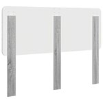 vidaXL Tête de lit Gris Sonoma 150 cm Bois d'ingénierie