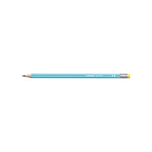 Crayon graphite pencil 160 bout gomme HB - bleu clair STABILO