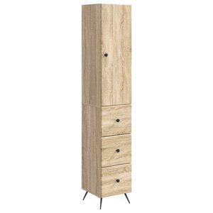 vidaXL Ensemble de Meubles 2 Pièces Chêne Sonoma 34 5 x 34 5 x 90 cm