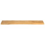 vidaXL Dessus de table 180x40x3 8 cm bord vivant bois massif manguier